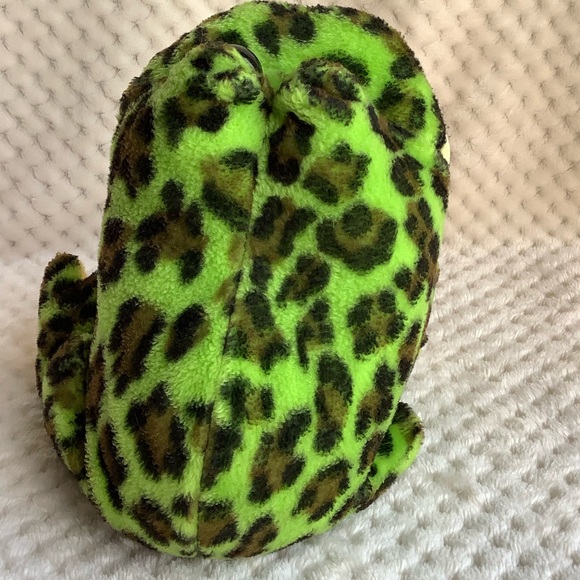 Ganz Webkinz Green and Yellow BullFrog Stuffed Animal Plush No Code - Picture 5 of 8